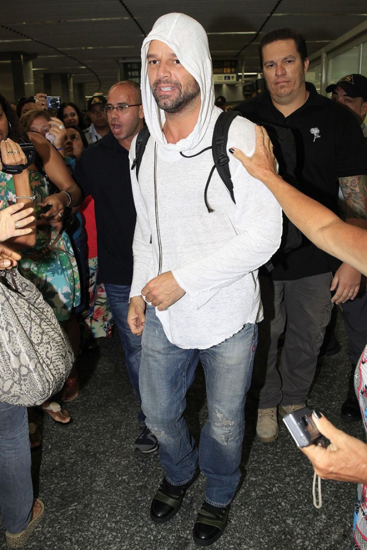 Πανικός για τον Ricky Martin [φωτογραφίες]