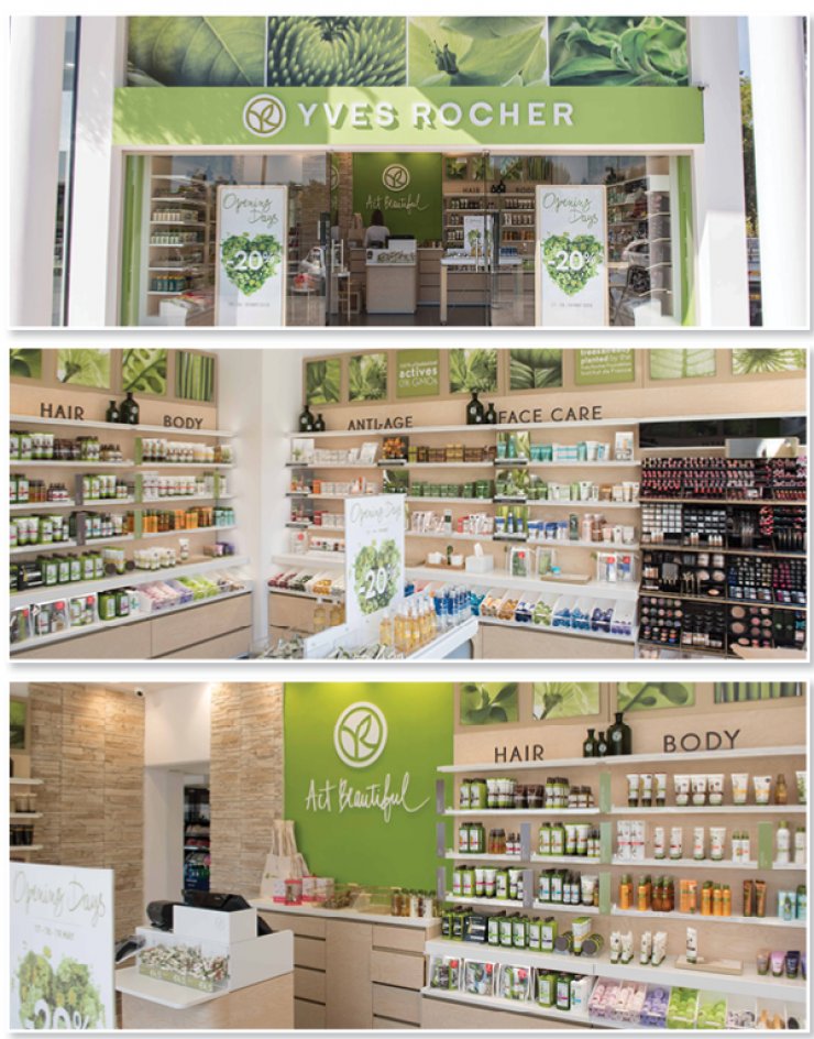 Νέο ανανεωμένο κατάστημα Υves Rocher στη Σταυρού