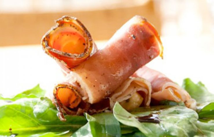 Ρολάκια με προσούτο και τυρί Πυρηναίων