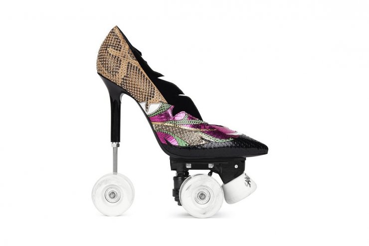 Μόνο αν ξέρεις να κάνεις roller -skate μπορείς να φορέσεις αυτά τα Saint Laurent.