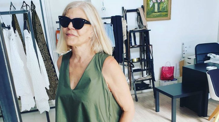 Ρούλα Γεωργιάδου: Το matchy - matchy outfit με την εγγονή της [εικόνα]