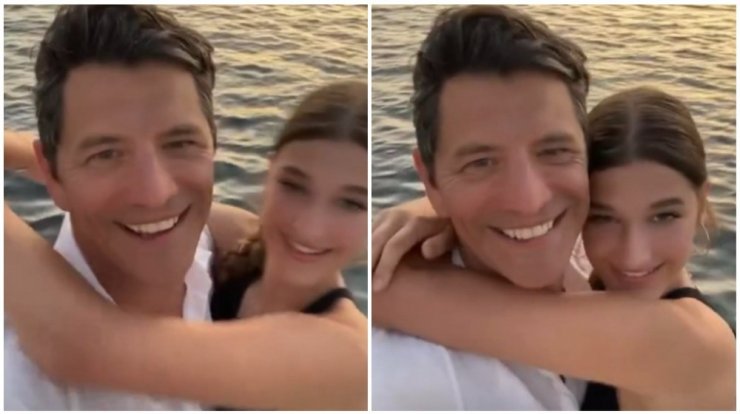 Σάκης Ρουβάς: Χορεύει και τραγουδά με την κόρη του Αναστασία στο ηλιοβασίλεμα [βίντεο] 