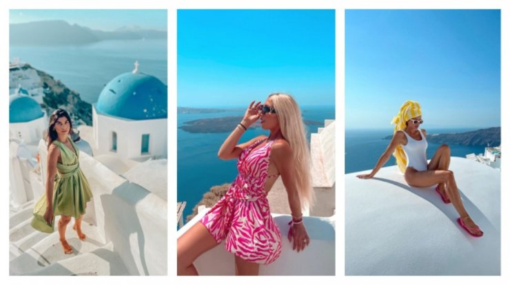Ταξιδιωτικό στυλ: 3 looks από τα fashion girls που βρέθηκαν στη Σαντορίνη 