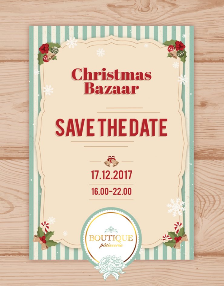 Ένα μοναδικό Christmas Bazaar στην Boutique Patisserie!