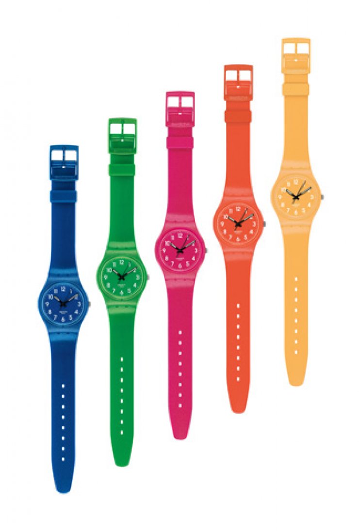 Metalized collection by Swatch