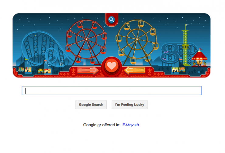 To Google Doodle για τον Άγιο Βαλεντίνο