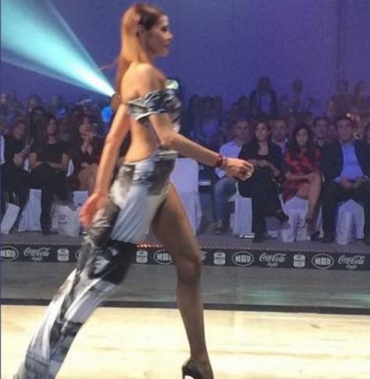 Τζένη Μπαλατσινού: Δείτε την στην πασαρέλα του Madwalk 2014