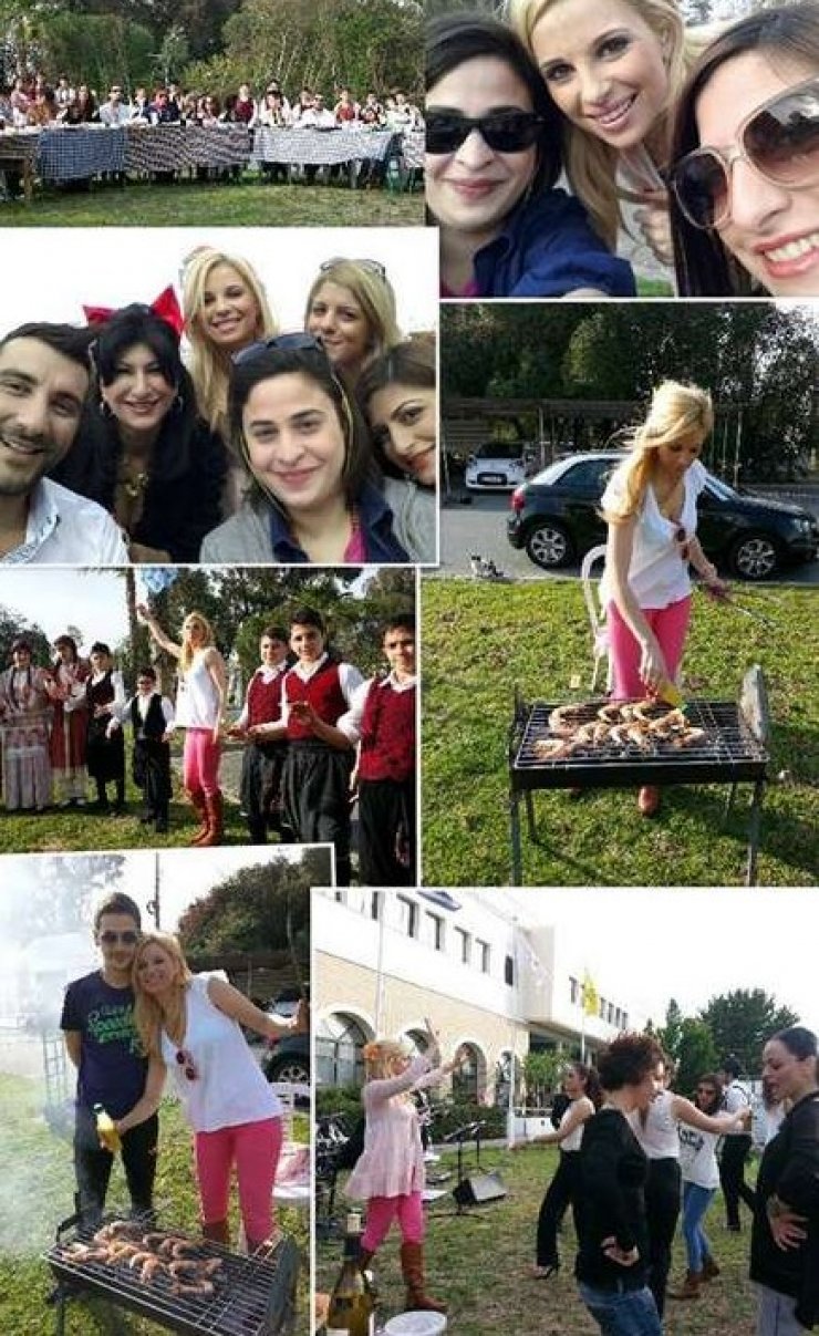 Χριστιάνα Αριστοτέλους: Έκανε τον ψήστη την Καθαρά Δευτέρα