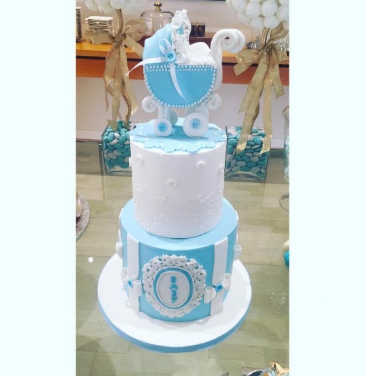 To χλιδάτο baby shower επώνυμης Κύπριας