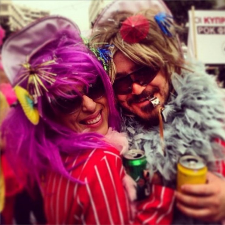 Δανάη Χρήστου - Μαρίνος Χαραλάμπους: Μασκαρεμένοι ζουν τον έρωτα τους