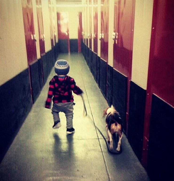 Ποιας Κύπριας το μωρό βγάζει βόλτα το σκύλο;