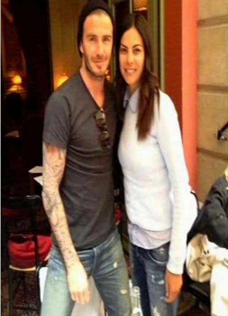 Εύη Βατίδου: Η συνάντηση με τον David Beckham