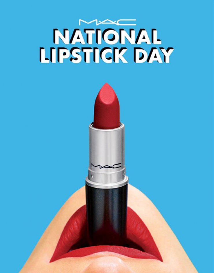 National Lipstick Day και η M.A.C προσφέρει δώρο ένα best seller κραγιόν