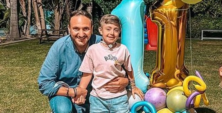 Kωνσταντίνος Κωνσταντίνου: Πήγε με τα παιδιά του στα 11α γενέθλια του μικρού Λάμπρου