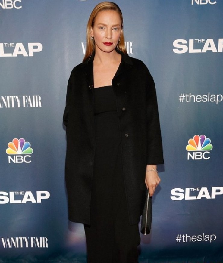 Uma Thurman: Έτσι δικαιολόγησε την τρομακτική της εμφάνιση στην πρεμιέρα του "The Slap" [βίντεο]