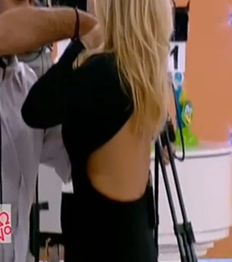 Η σέξι εμφάνιση της Σκορδά με φόρεμα Gogo by Stalo, που έκανε έξαλλο τον Γιώργο Λιάγκα