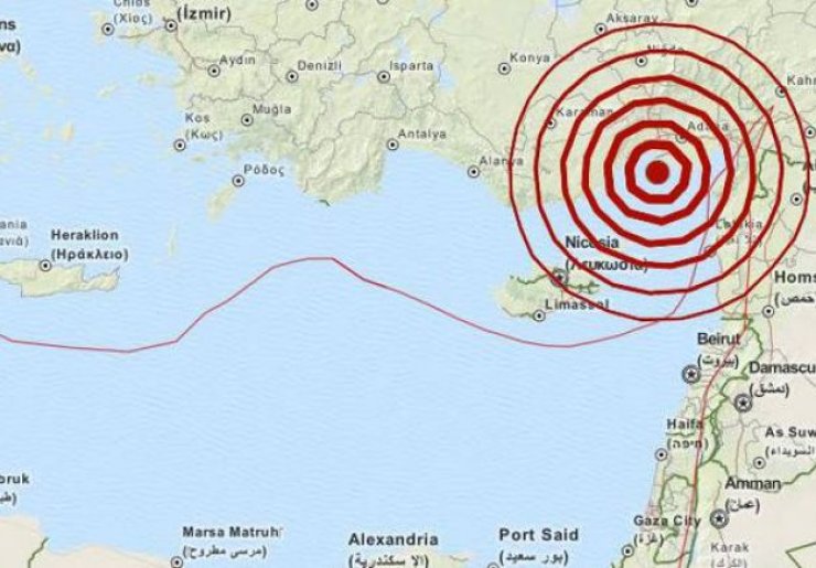 Σεισμός στην Κύπρο τις πρώτες πρωινές ώρες