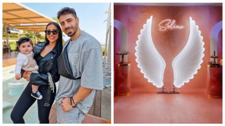 Στέφανη Σόλωνος – Ανδρέας Νικολάου: Βάφτισαν την κόρη τους [εικόνες]