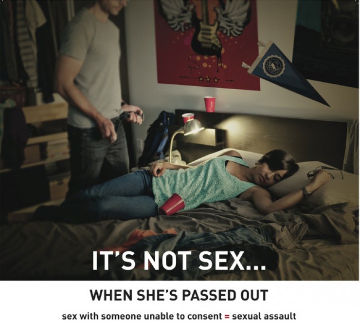 Συγκλονιστική καμπάνια; Σεξ χωρίς συγκατάθεση σημαίνει βιασμός [εικόνες]