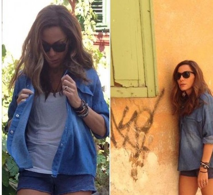 Δέσποινα Βανδή: Η συγκηνιτική ανάρτηση όταν βρέθηκε στην παλιά της γειτονιά