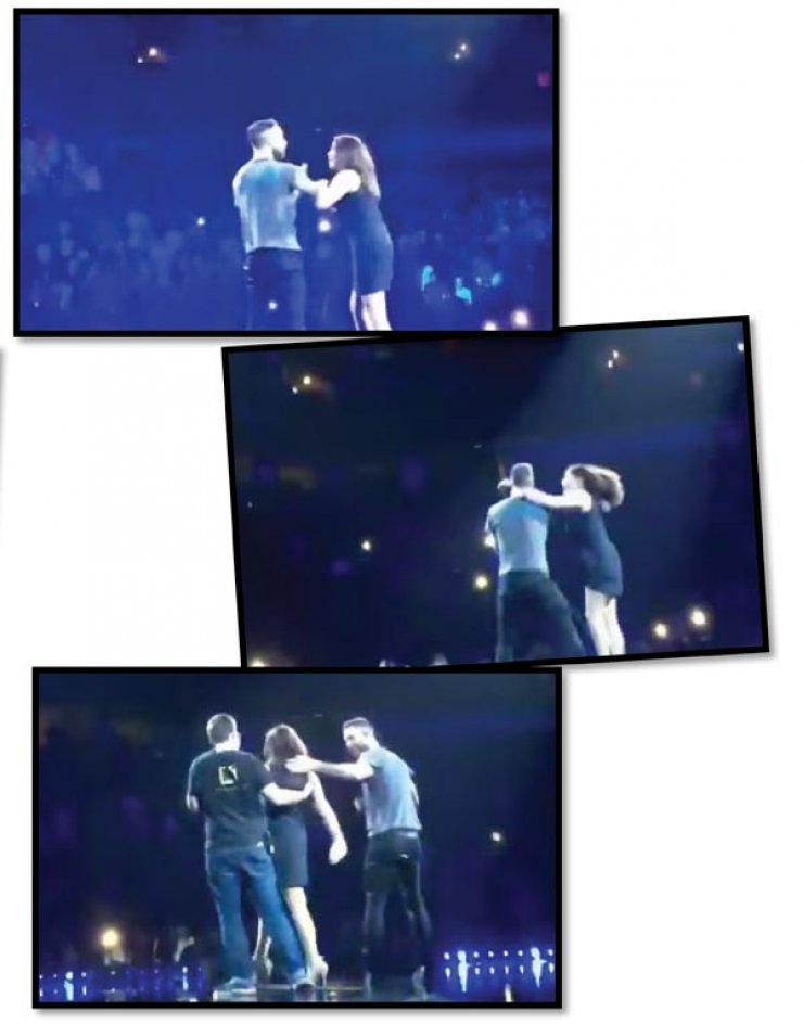 Καλλιτέχνης κινδύνεψε στη σκηνή από fan! [βίντεο]