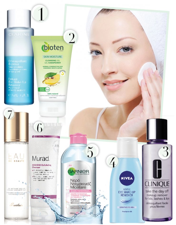 7 προϊόντα για ντεμακιγιάζ