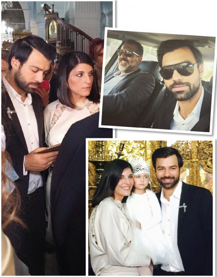 Ανδρέας Γεωργίου: Έγινε νονός! [εικόνες]