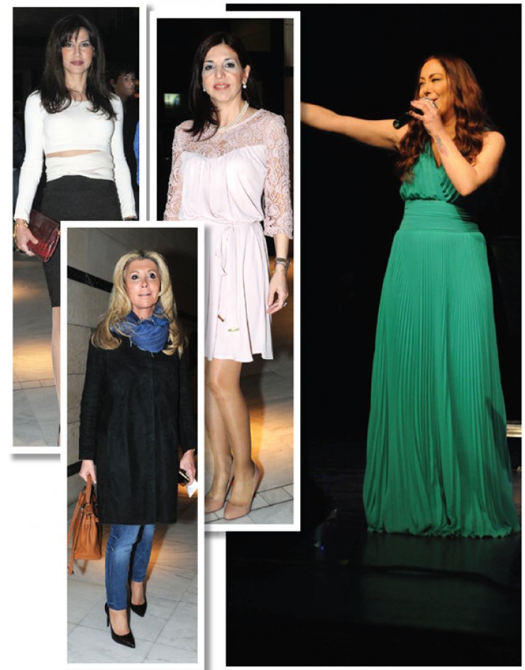 Ποιοι βρέθηκαν στην συναυλία της Μελίνας Ασλανίδου