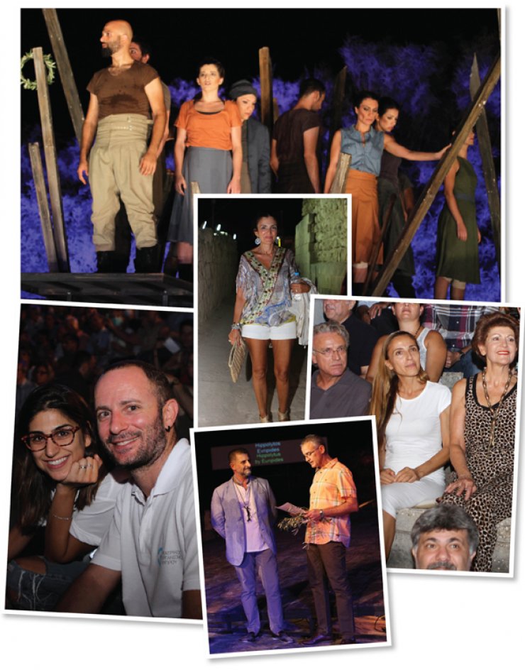 Πήγαμε στο αρχαίο θέατρο της Σαλαμίνας για την παράσταση "Ιππόλυτος"