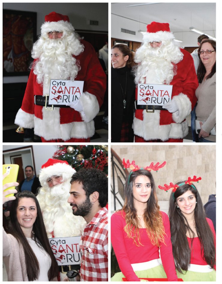 Στο συγκρότημα ΔΙΑΣ ο Άγιος Βασίλης για το επικείμενο CYTA Santa Run
