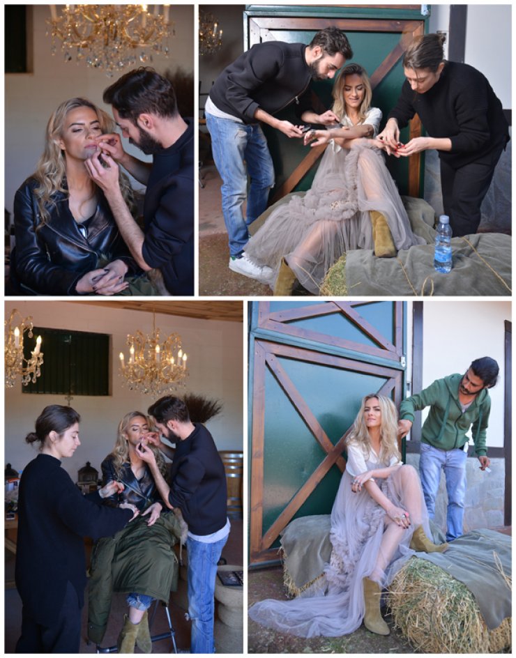 Βρεθήκαμε στο backstage της φωτογράφησης της Έφης Παπαϊωάννου για τη Madame Figaro Απριλίου