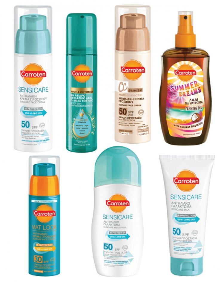 Carroten: Σίγουρη προστασία - φυσικό μαύρισμα