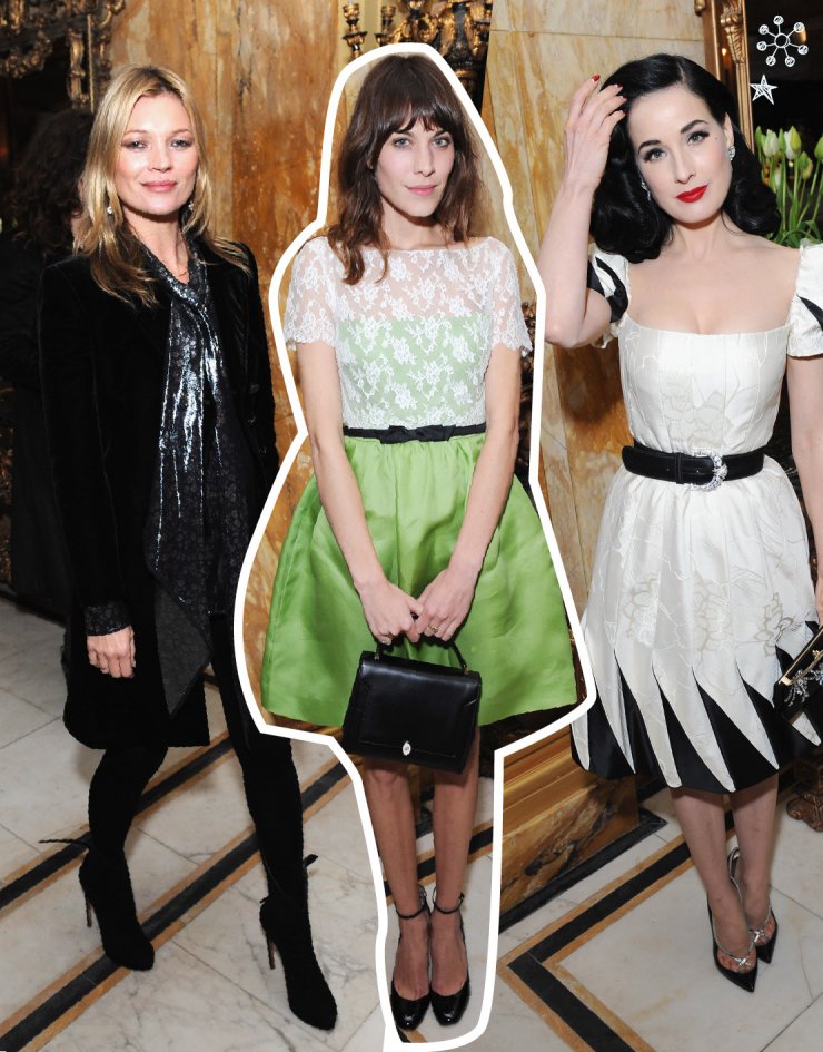 Kate Moss, Alexa Chung και Dita Von Teese δίνουν μαθήματα στυλ