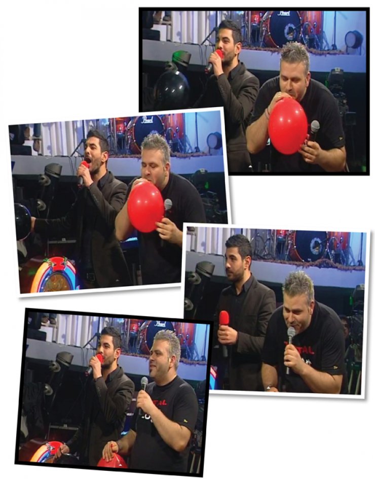 Τρελό γέλιο: Λούης Πατσαλίδης - Σταύρος Κωνσταντίνου τραγουδούν Μητρόπάνο ρουφώντας ήλιον