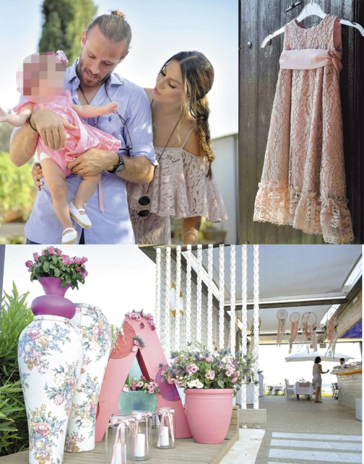 Αλεξάνδρου - Ευριπίδου: Το επίσημο άλμπουμ της βάφτισης της κόρης τους Αριάδνης