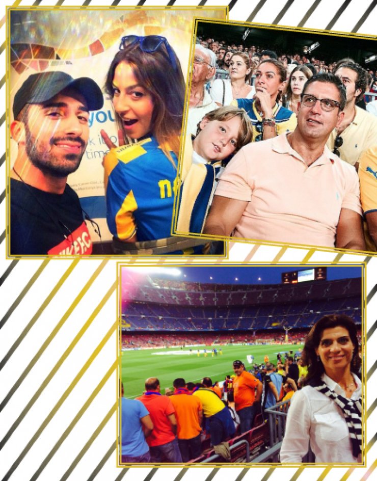 Οι Κύπριοι που βρέθηκαν στον αγώνα Barcelona - ΑΠΟΕΛ