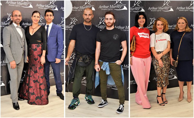 Στα εγκαίνια του Arthur Murray Dance Center στη Λευκωσία