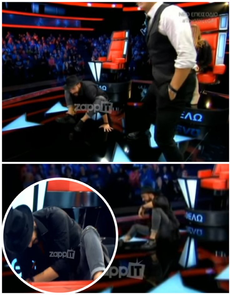 Το ατύχημα του Πάνου Μουζουράκη στην προσπάθεια του να διεκδικήσει διαγωνιζόμενη