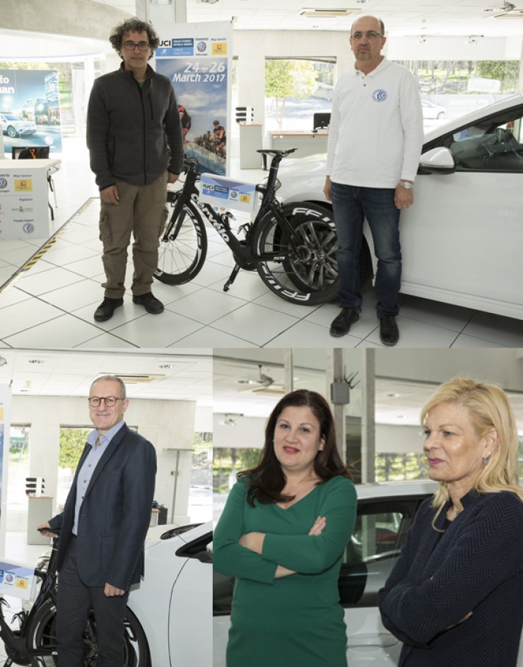 Στην παρουσίαση του Cyprus Gran Fondo by Volkswagen