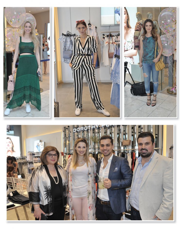 Στα εγκαίνια των καταστημάτων Dorothy Perkins και Wallis