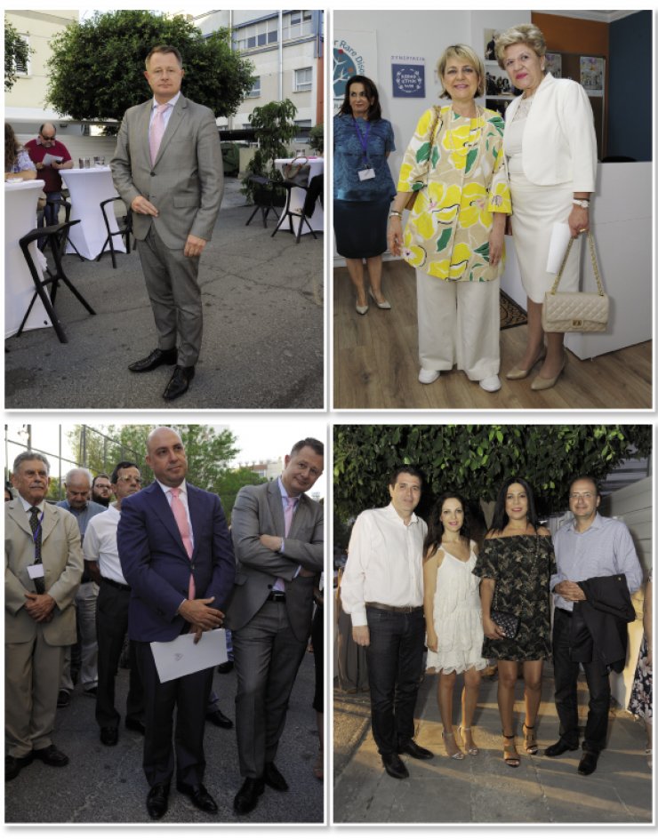 Στα εγκαίνια του Κέντρου "Φωλιά"