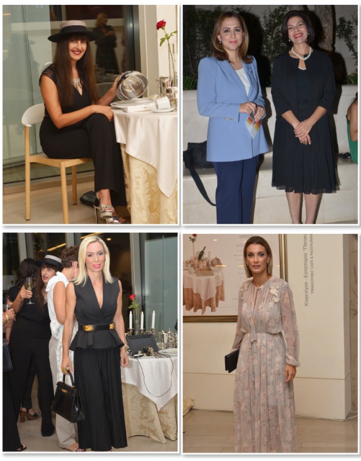 Στα εγκαίνια της έκθεσης "Παράδοξη Αφροδίτη" στη Λεβέντειο Πινακοθήκη