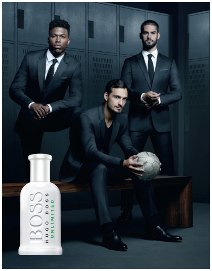 Τα αρώματα Boss συνεργάζονται με έξι από τους καλύτερους παγκόσμια αναγνωρισμένους ποδοσφαιριστές