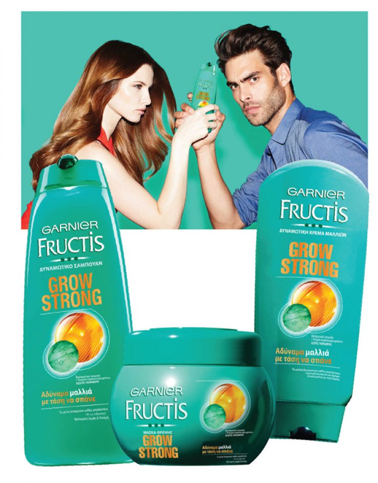 Fructis Grow Strong: Για μαλλιά 10Χ πιο ανθεκτικά