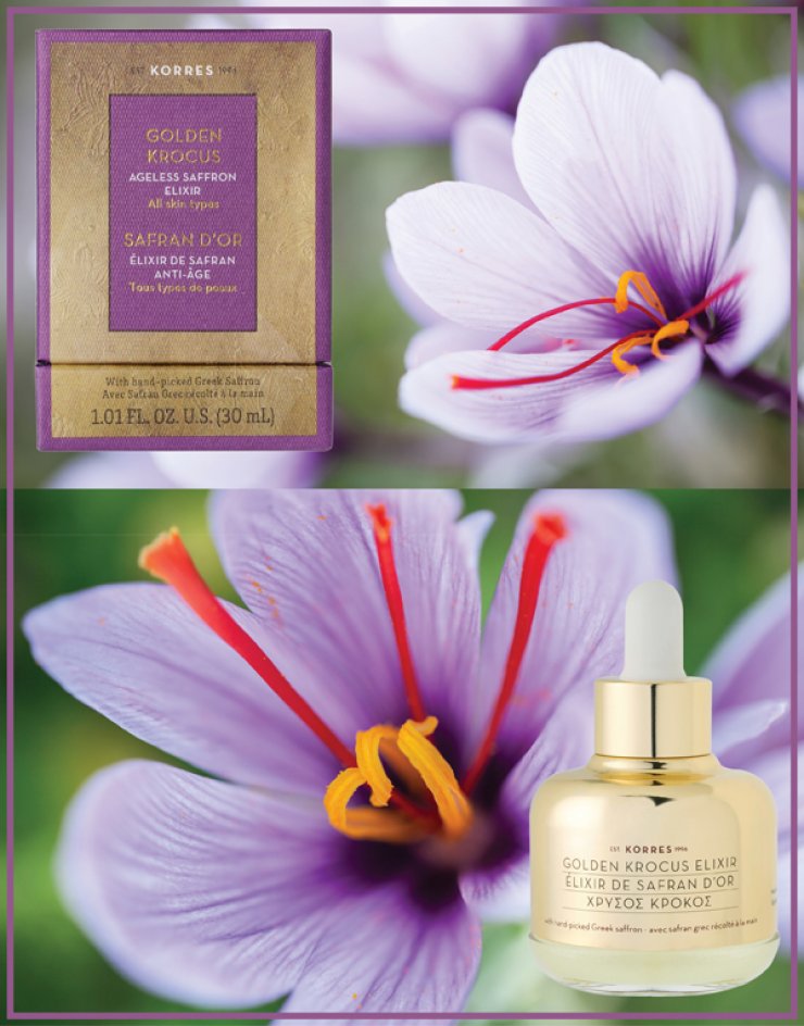 Το νέο Golden Krocus / Ageless Saffron Elixir της Korres