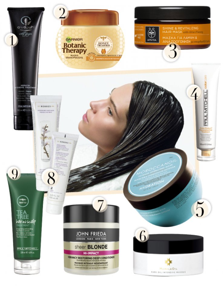 Crash Test: Δοκιμάσαμε για εσάς 9 μάσκες μαλλιών για λαμπερά και ενυδατωμένα μαλλιά