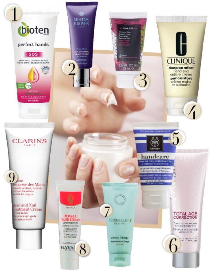 Οι καλύτερες κρέμες χεριών 