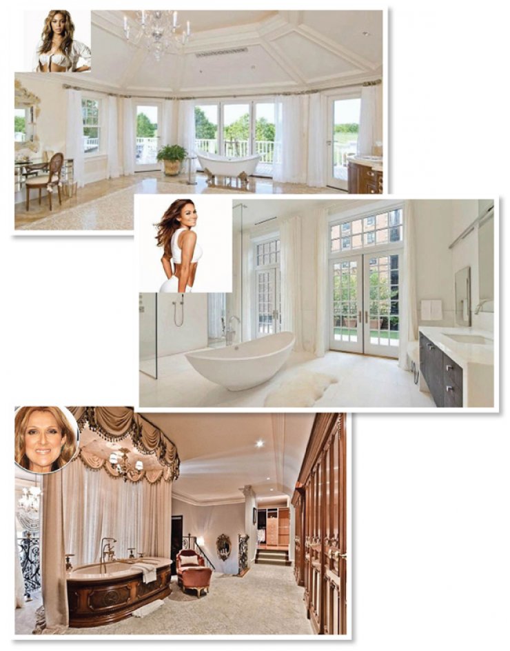 Τα χλιδάτα μπάνια των σταρ!