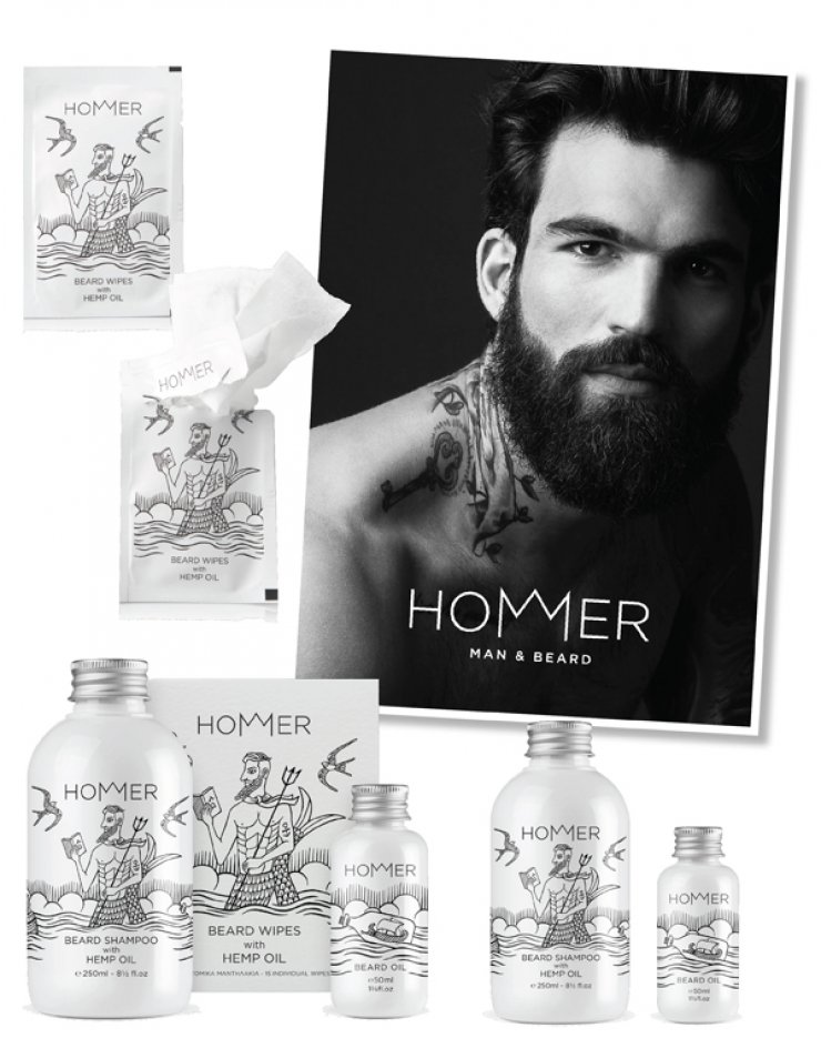 Η πρώτη ελληνική σειρά ανδρικών καλλυντικών για γένια HOMMER είναι γεγονός!