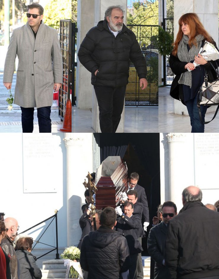 Όλος ο καλλιτεχνικός κόσμος στην κηδεία του Γιώργου Ασημακοπούλου